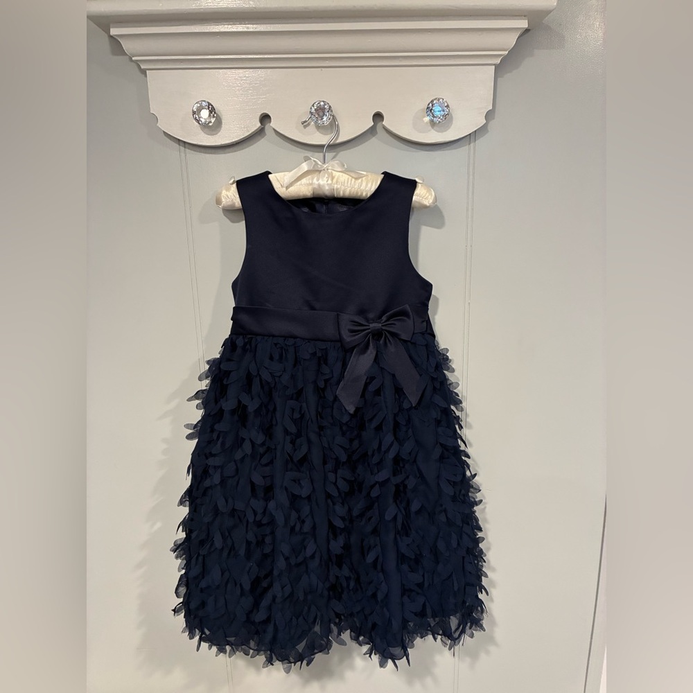 Elegant Navy Kids Dress